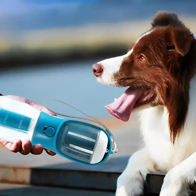 Dog Water Cup 3-in-1 – Portable Pet Water, Food & Waste Holder